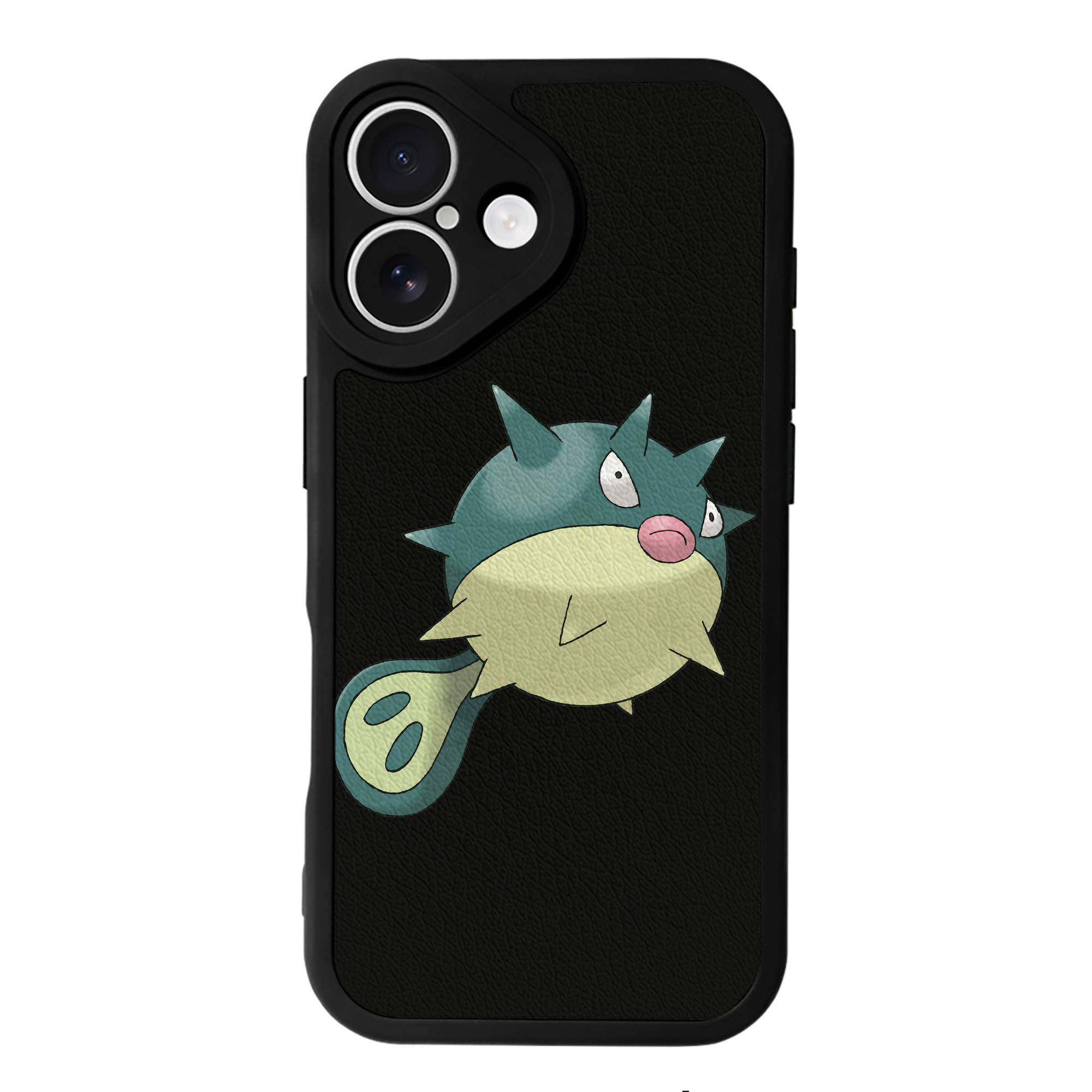 （画像用） ポケットモンスター Pokémon 【iPhone 16シリーズ対応】シリコンスマホケース（レザー調） 材質：シリコン